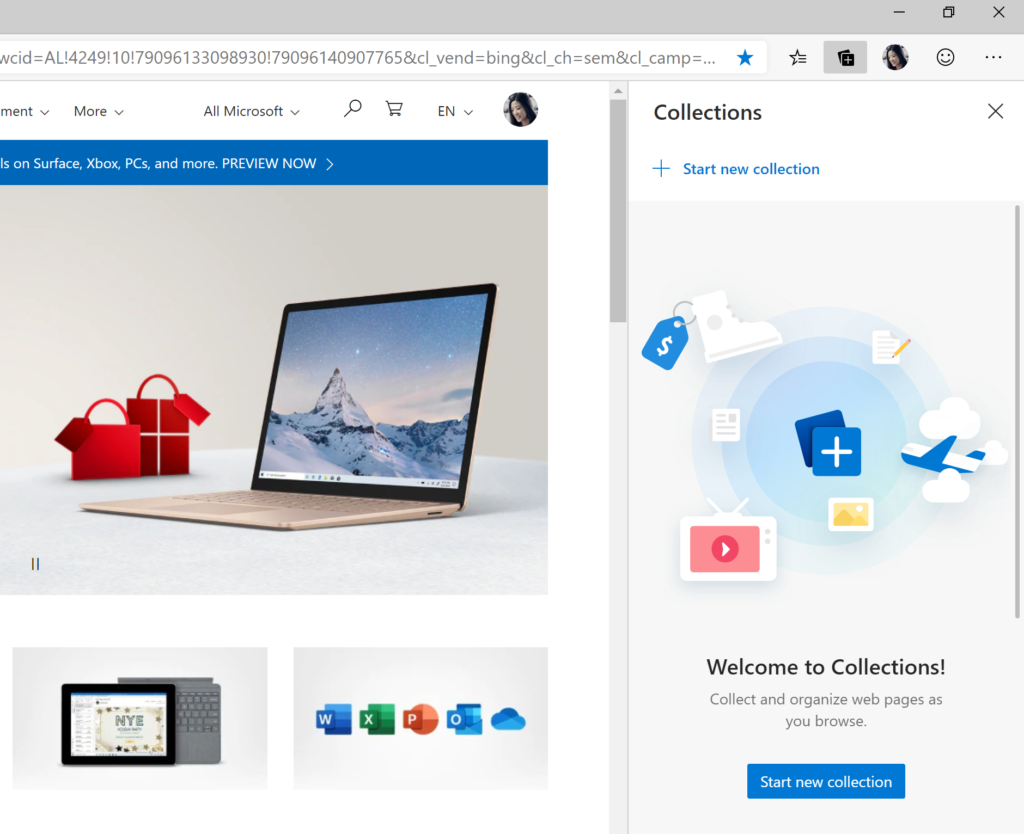 Collections now enabled by default in Microsoft Edge 4a8f4ea56972641fe24e8ba038cd1aa5-1024x834.png