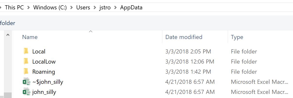 Appdata not showing up in file explorer. 4b2cabd8-511d-4429-b9de-a8d72f771f2a?upload=true.jpg