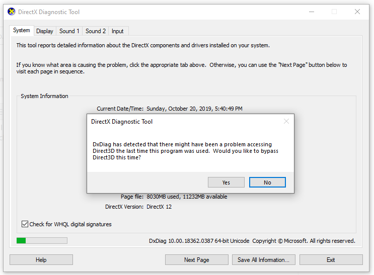 Direct3D Acceleration is Not Available and I cannot find any help. 4b52ccba-ad78-4dda-a94b-67e94c46c576?upload=true.png