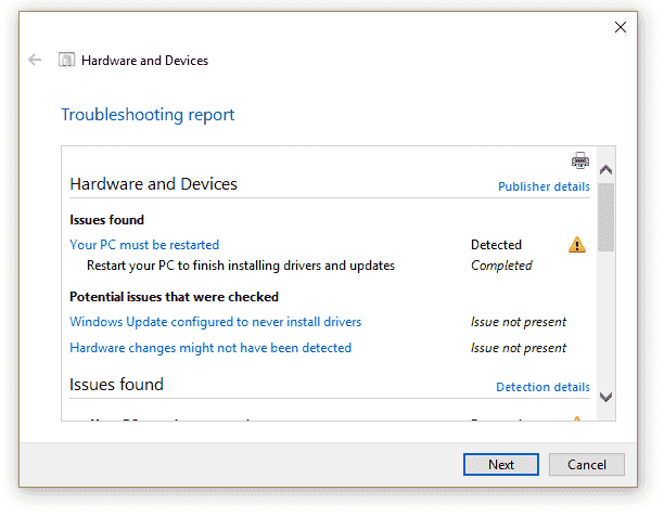 Windows 10 Device Performance and Health incorrectly reporting driver issue 4bbd60e0-f1a0-4cf2-be36-6ce4138c0ca4.png