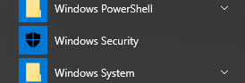 After installing Windows 10 Nov update (1909), Windows security icon color changed to black... 4bc723c1-70bf-4800-9584-7d8c7350487a?upload=true.png