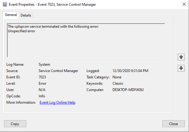 Blue screen error on Windows 10 - Need help identifying the problem from Event Viewer 4be37984-3e88-4283-8435-342b50dd45c8?upload=true.png