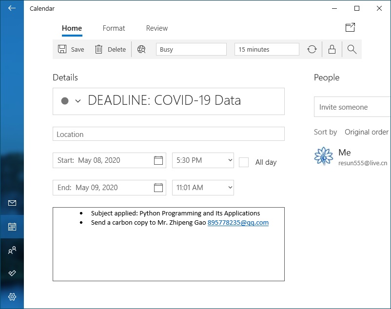 Impact the usability: The built-in calendar app for Windows 10 impacts the basic usability!!! 4c52637a-cecf-4be4-bca5-f07669b6648c?upload=true.jpg