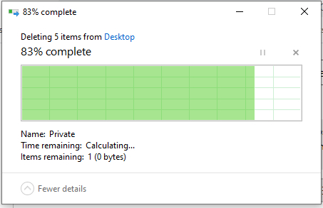 Windows 10 demands admin password to delete folder from desktop, then still refuses when... 4c9212c3-cfd8-45af-ab52-eb0a6bddc7a1?upload=true.jpg