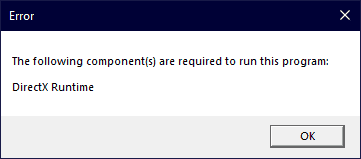 When I launch Brick Rigs it says "The following component(s) are required to run this... 4cc8a3cd-8798-4ba5-9f7c-62c68d671509?upload=true.png