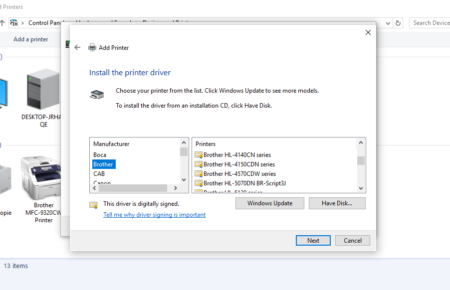 Brother driver not in my list at installation but in the Brother people list 4cf76281-6588-4975-8c2a-c078211dde6e?upload=true.png