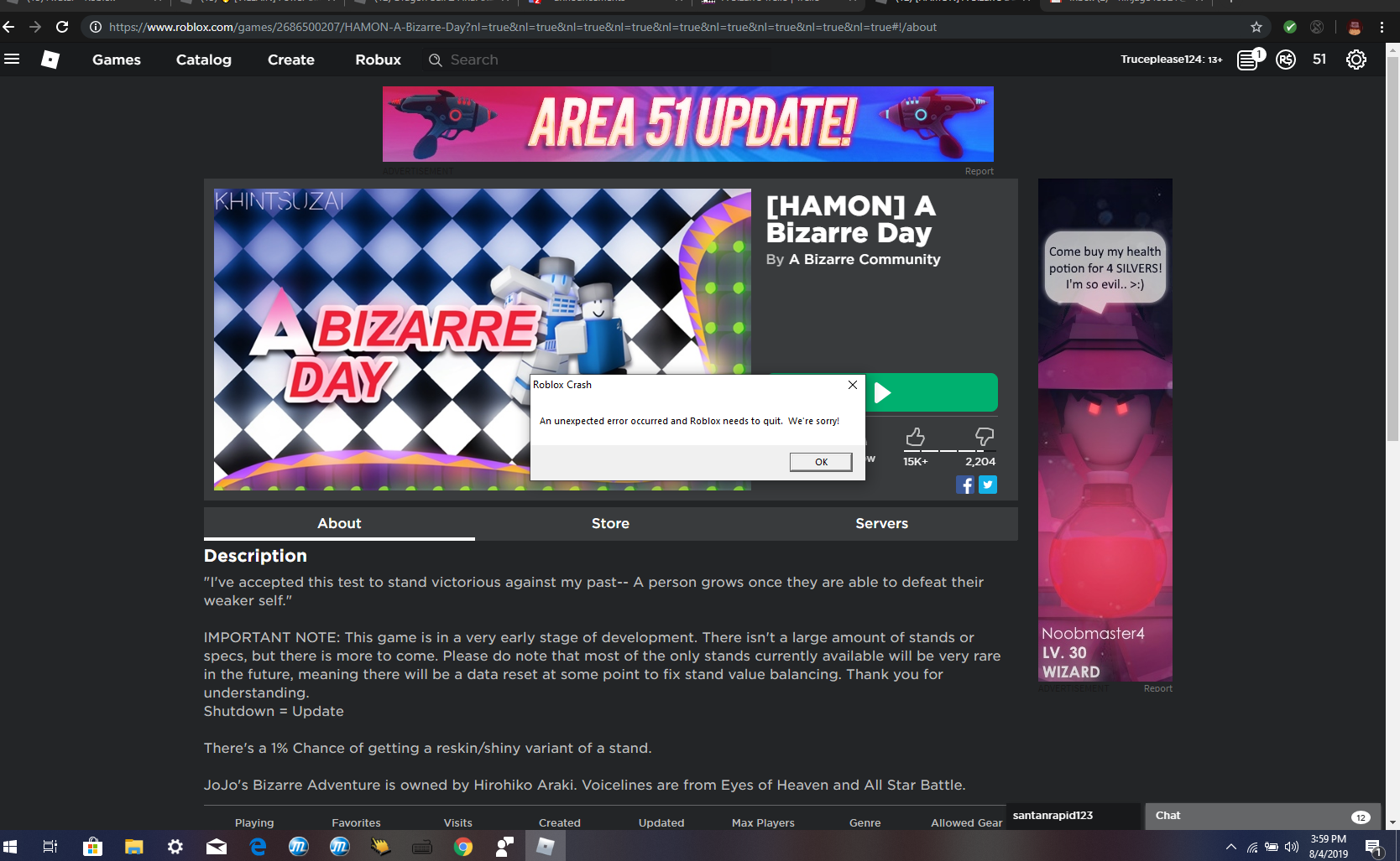 Roblox Repeatedly Crashing After Working Just Fine - roblox repeatedly crashing after my roblox keeps crashing machine Roblox Repeatedly Crashing After Working Just Fine - my roblox keeps crashing machine