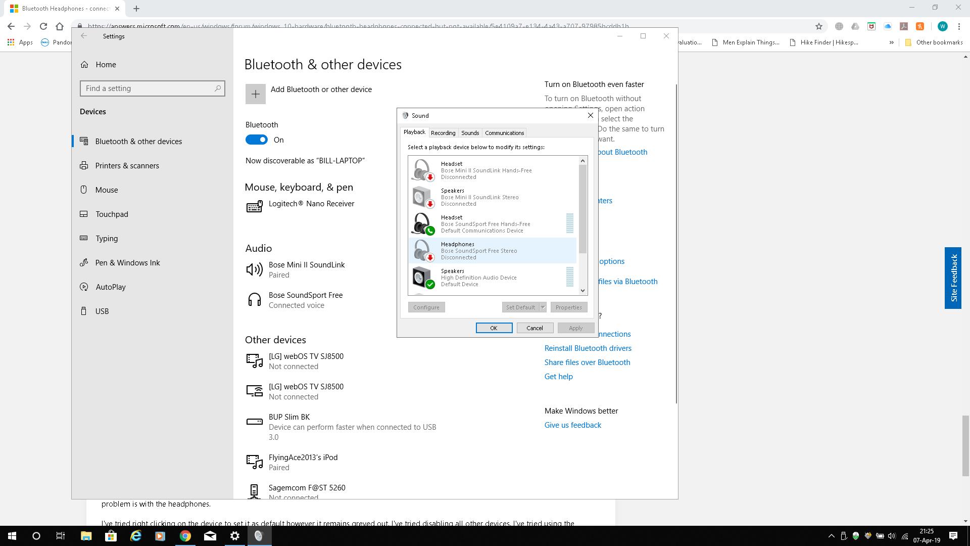 Bluetooth headphones connecting and pairing, but Windows defaults them to headset and... 4d5f48ff-9ab4-4260-8124-4734268c7448?upload=true.jpg