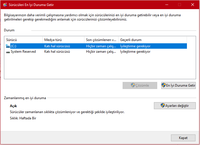 Windows 10 version 2004 disk optimization bug 4db01a79-72c7-45df-bc4b-459178d641f6?upload=true.png