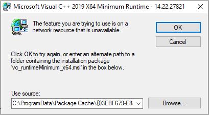 After Fall 2020 update, can't run apps, Missing C++ component 4dbc6731-d541-450a-8a3d-c29ddfcb5eb7?upload=true.jpg