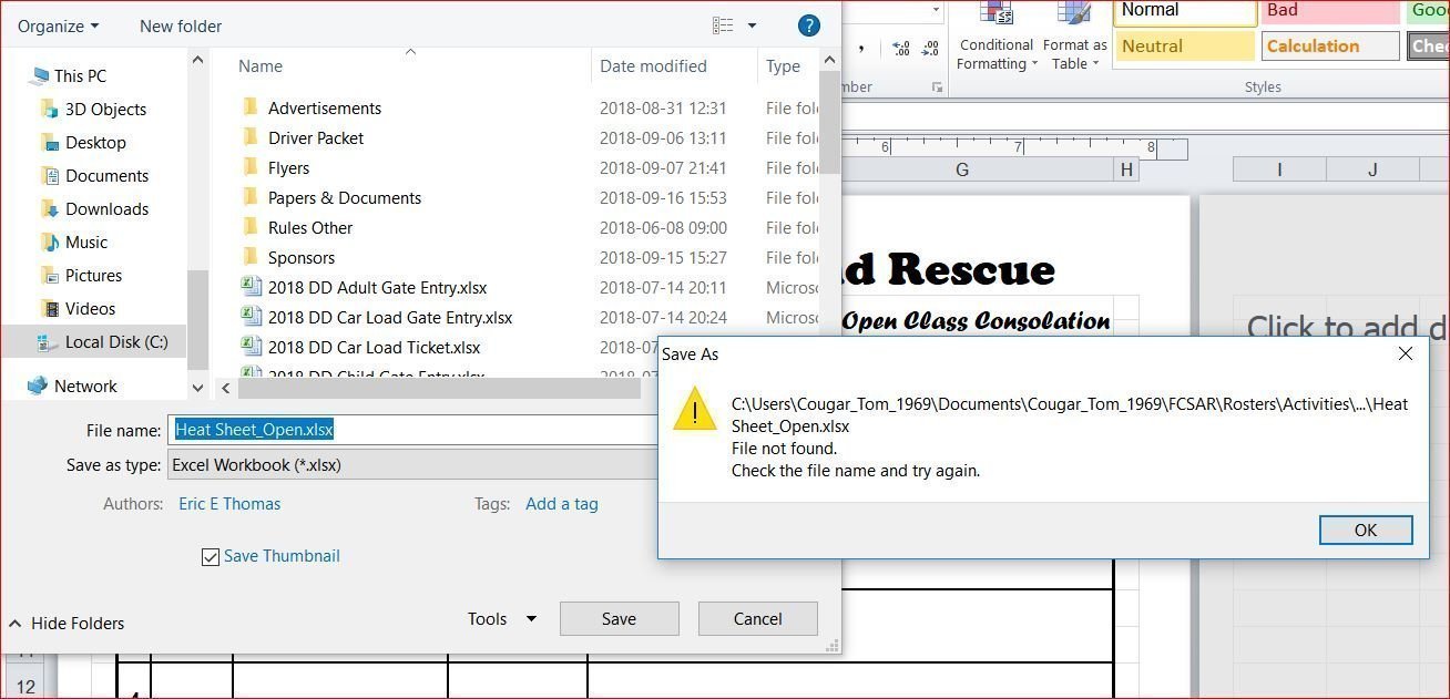 excel files won't save. 4dcafffb-6730-4505-a00a-b333450a64ac?upload=true.jpg