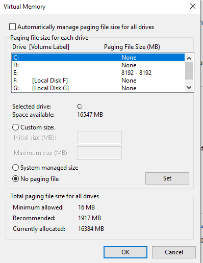 windows created a temporary paging file... 4ddab40d-2186-4be7-b38b-97984d250578?upload=true.png