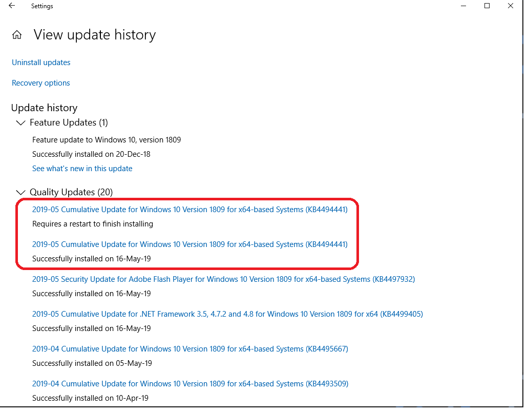 Why does Windows update ask me to install KB449441 once again? 4e43edbb-60b1-460b-924c-0c5d281110f9?upload=true.png