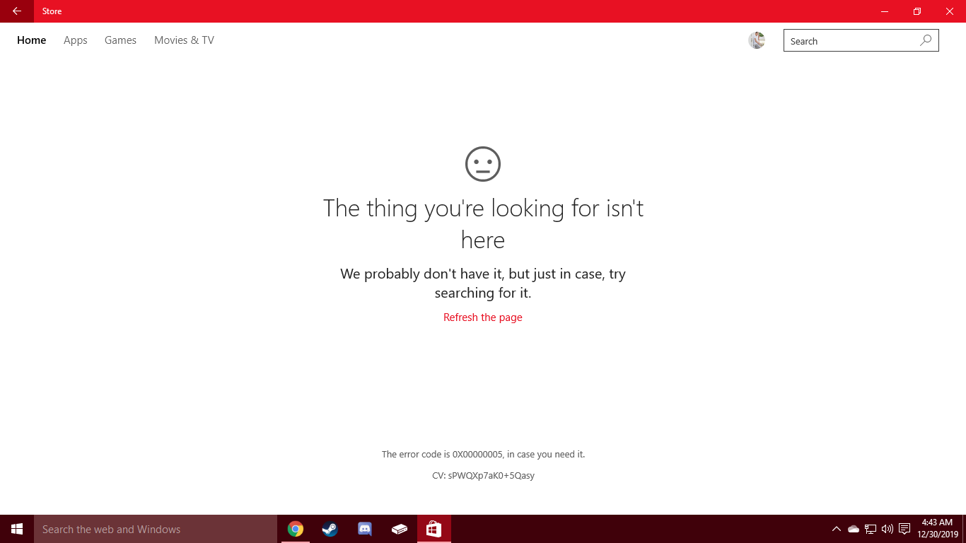Microsoft Store Display Message "The thing you're looking for isn't here" 4eaf7476-0fa4-4532-ba4c-4774783cd007?upload=true.png