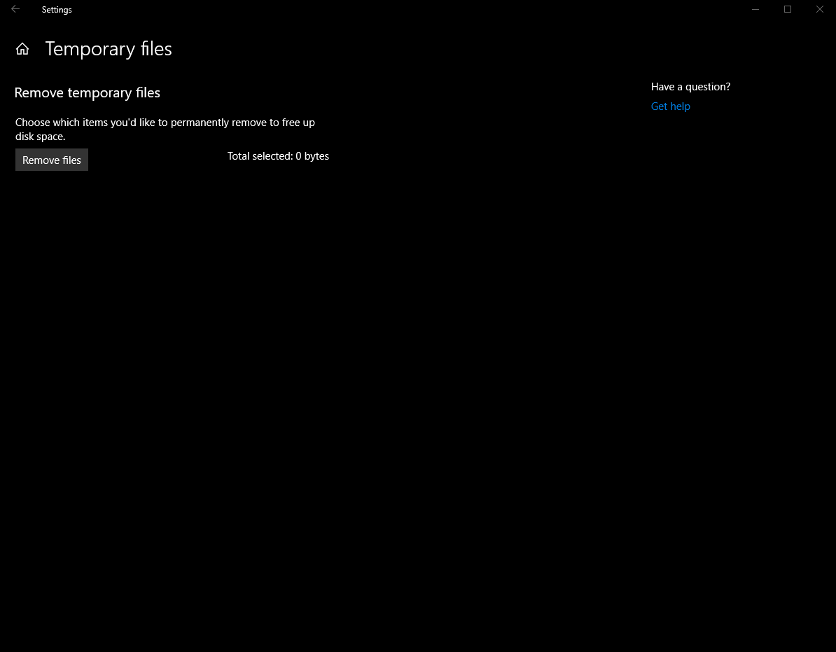 I have 189GB of temporary files that I cannot find or delete 4f0cb74e-8012-41ae-9df7-017eea5ea00c?upload=true.png