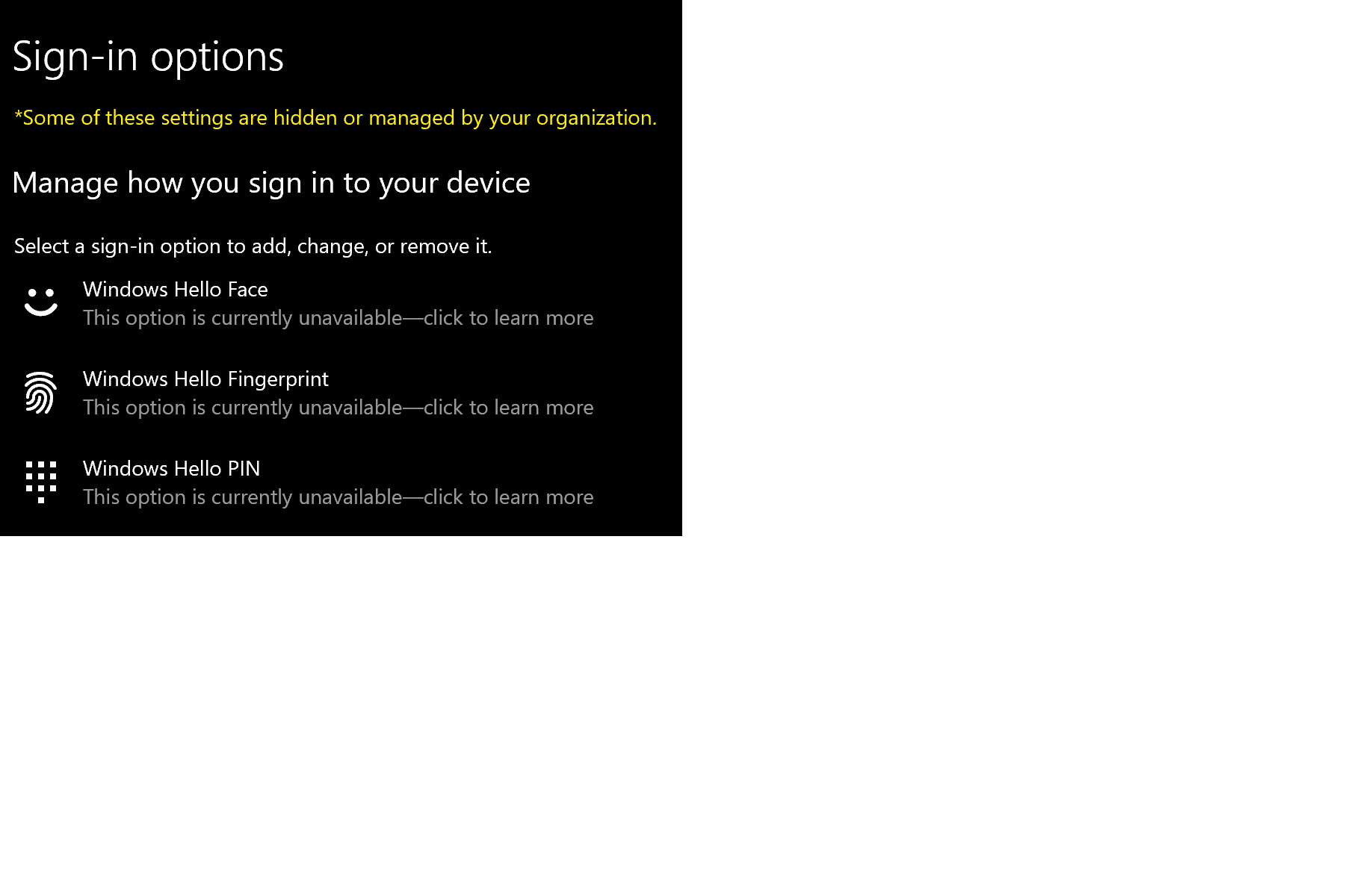 Windows Hello Face currently unavailable 4f11776f-d675-4a9a-a315-ddd1ff95d34f?upload=true.png