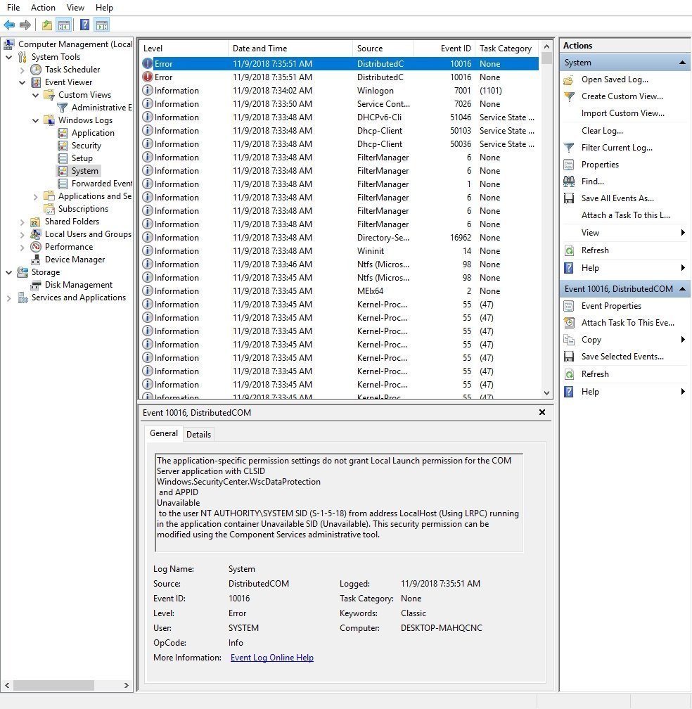 Event ID 10016 causing system crash 4f1ce3c7-6b62-4ef4-9686-cbf873be8aa7?upload=true.jpg