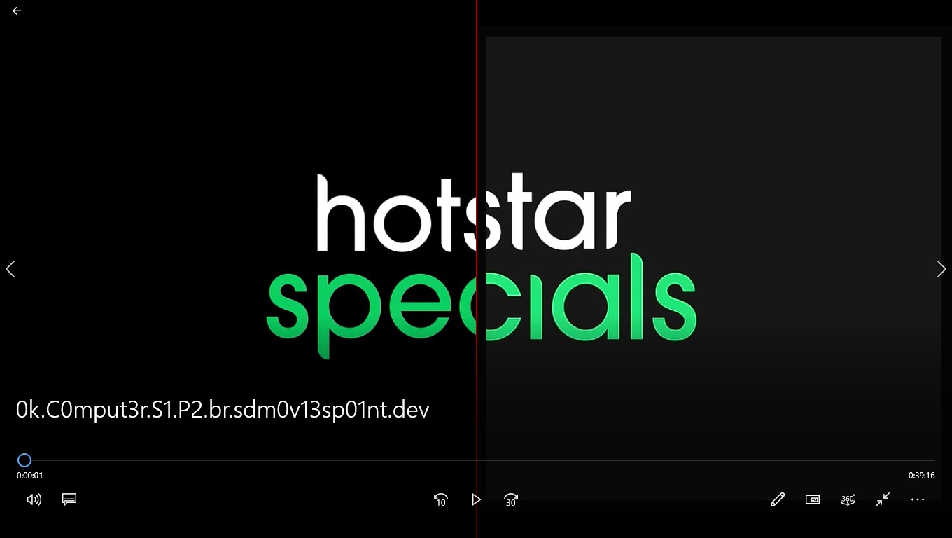 I have a video that whenever I run it, it splits itself. {Movies & TV} 4f1dd4dd-651e-4d37-82c0-b74d2a566721?upload=true.jpg
