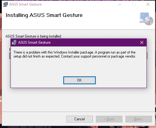 Error while trying to Install an Asus Driver 4f26a9be-dc74-431d-8ae5-9fb21c4dd890?upload=true.png
