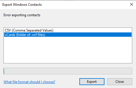 Export windows contact file to vcf file failed 4f5eaba6-64d3-4194-8c33-03f073becf5a?upload=true.png