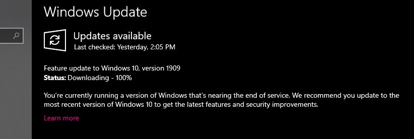 Windows 10 stuck at 100% 4f8babac-66dd-4122-949f-60e00c367139?upload=true.jpg