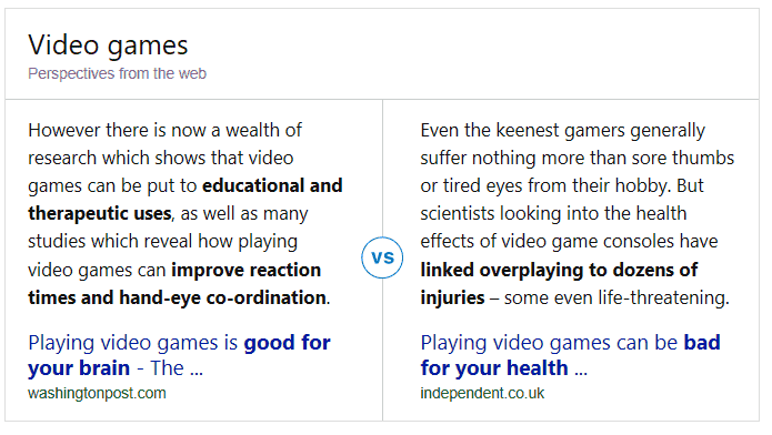 Bing Intelligent search: Coding answers at your fingertips 4videogames.png