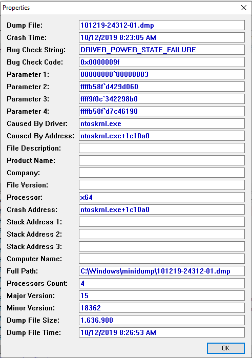System is unstable, having BSOD. Can anyone help? DRIVER_POWER_STATE_FAILURE... 4w1fx.png