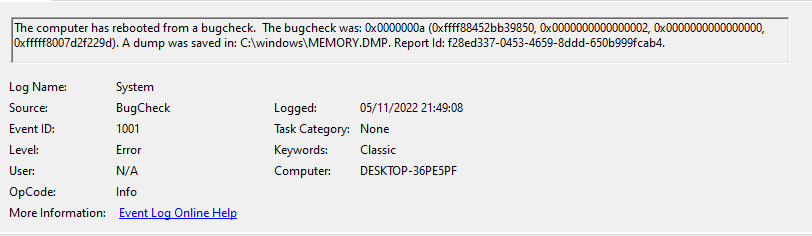 Why does my PC bluescreen once a day, every day? 500d3515-4b0f-4568-a589-0be17918a8d3?upload=true.png