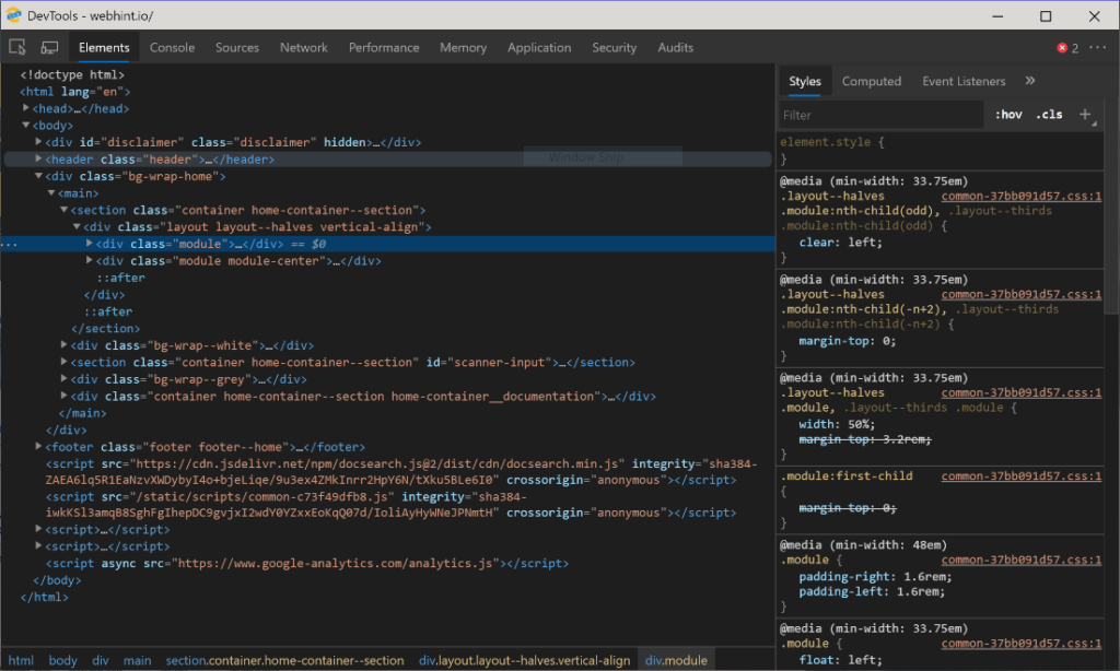 Developer Tools UI updates for Microsoft Edge Insiders 50a683370ce3947913bc49679b0fc083-1024x614.png