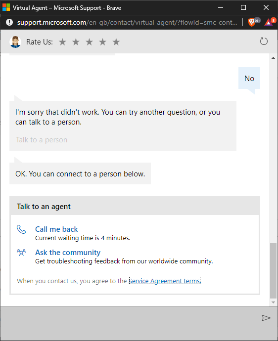 Is talking to an agent free? 50b33bb0-bfdd-4715-ab16-0e354b2453eb?upload=true.png