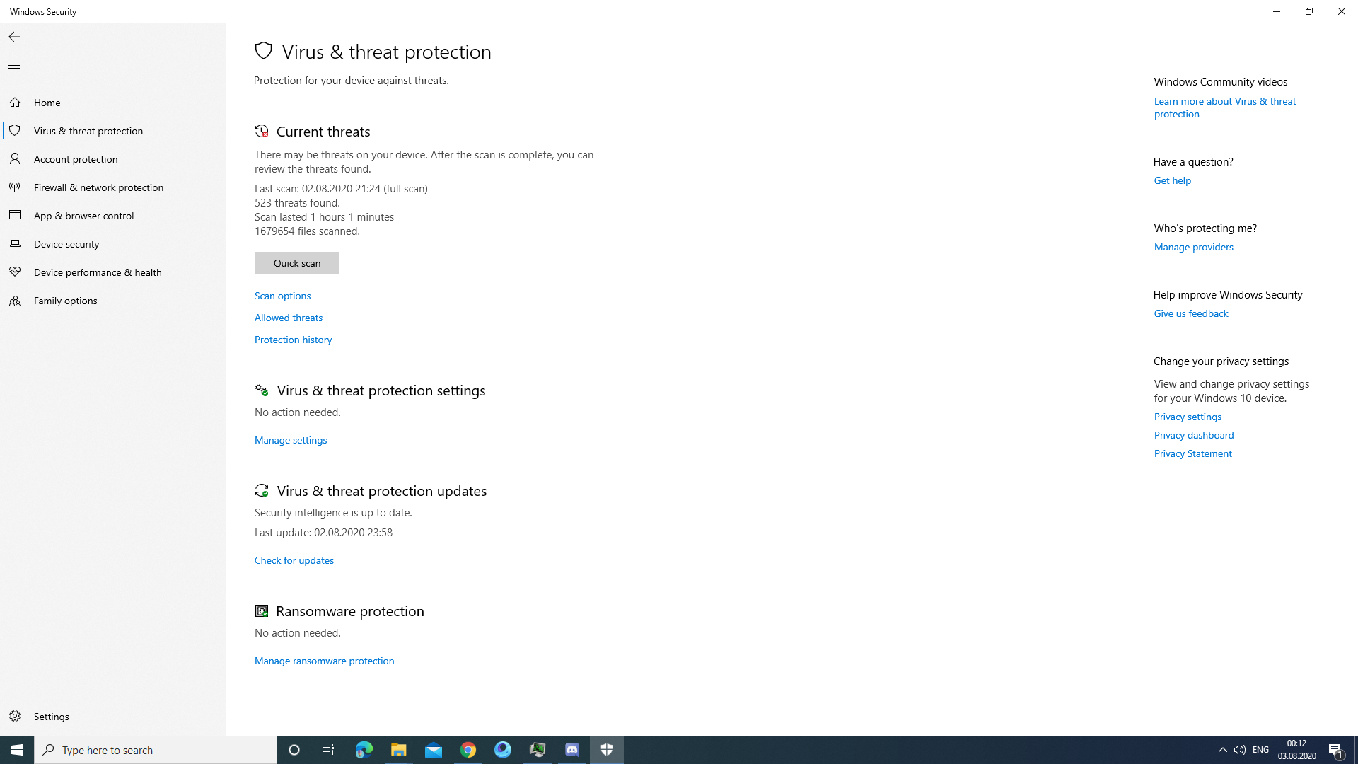 Windows Defender Anti Virus Not Deleting Detected Threats 50db359c-762a-4c9d-8180-e43348273a2e?upload=true.png