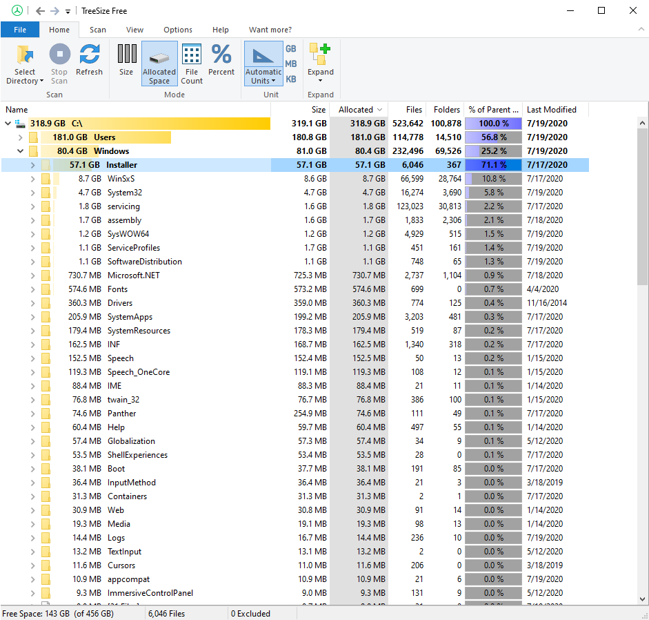 Abnormally large Windows 10 folder. 50ef5b08-c5ff-4b49-ba88-dd16383eba83?upload=true.png