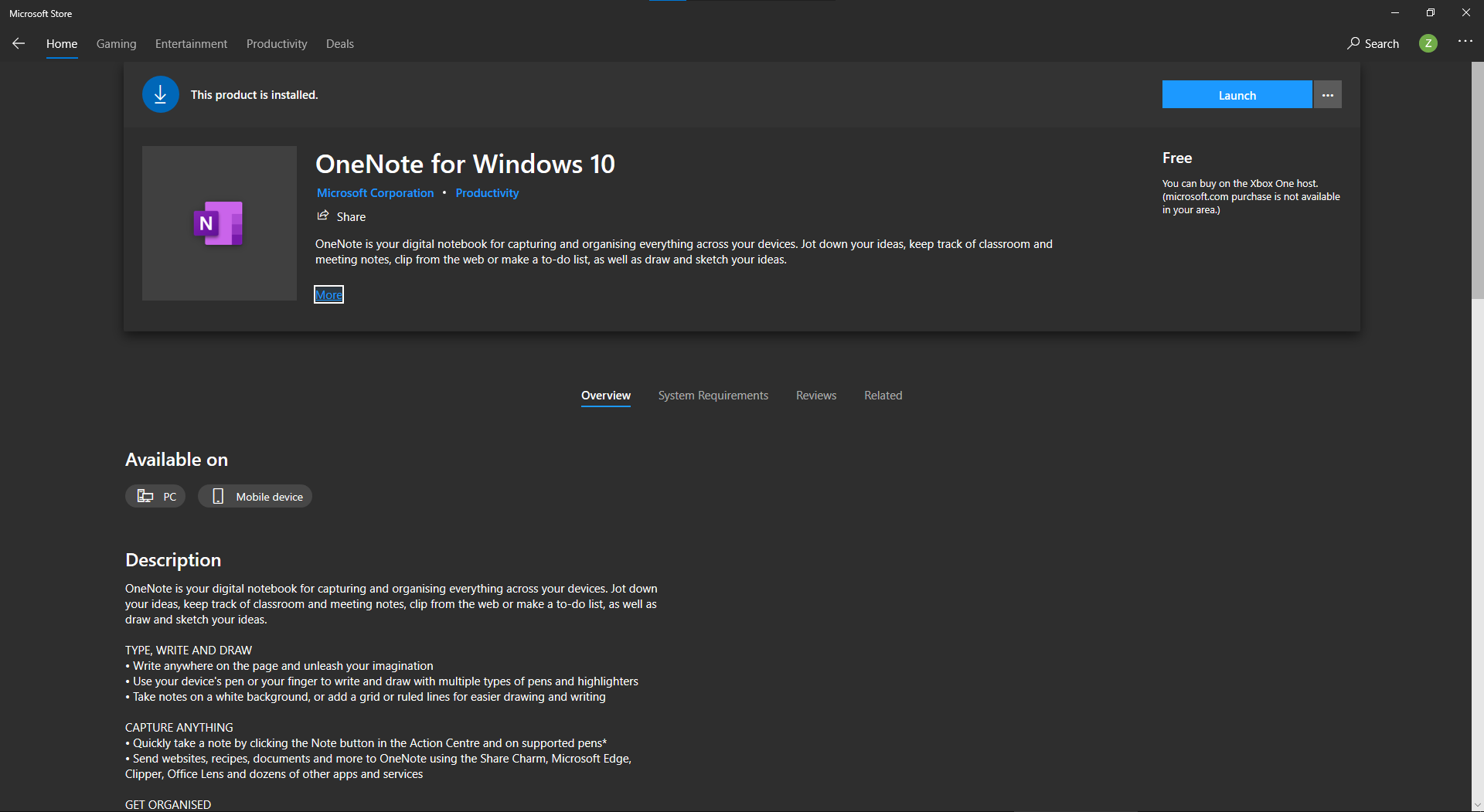 How can I find version number of a software in Microsoft Store 514c0565-bb42-431a-8594-8ea5ef9e2b36?upload=true.png