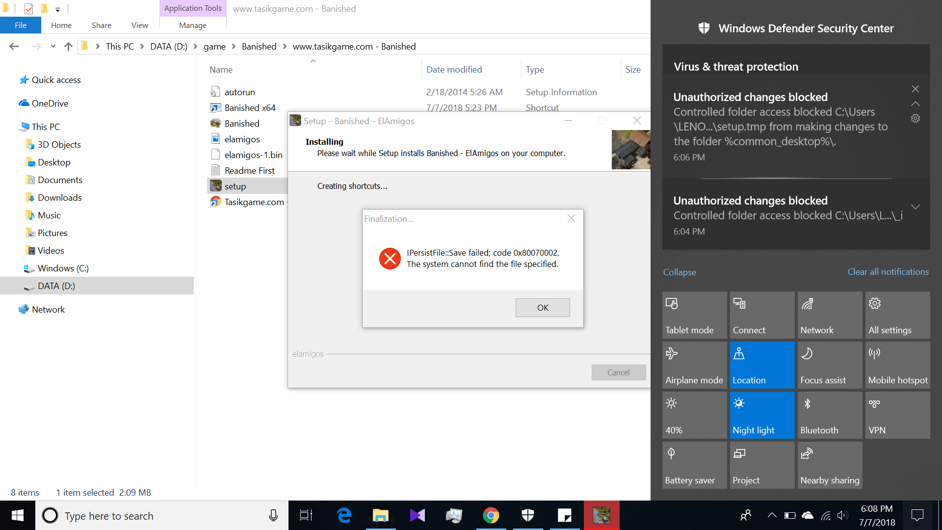 Trouble downloading Program keep getting IPersistfile::SaveFailed; code 0x80070002 51839ca6-1c94-4a30-8b40-81c07cf0d349?upload=true.png
