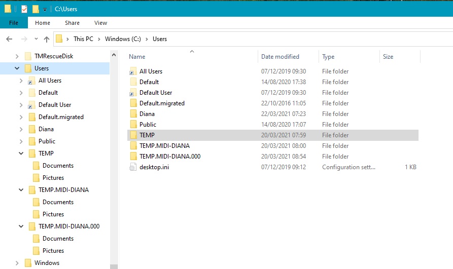 "TEMP" users in the Users folder cannot be deleted 51d1955c-5935-4234-931d-162d570ce3a6?upload=true.jpg