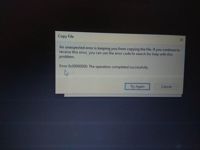 Error 0*00000000 while copying files. Literally tried everything by watching YouTube... 51m3jqtcw3t61.jpg