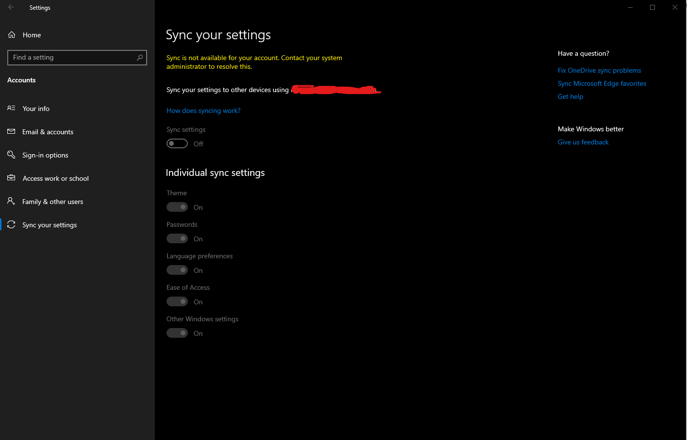 Sync your settings can't be turned on 520b8edb-4d8f-4368-8f38-2bbd5361f790?upload=true.png