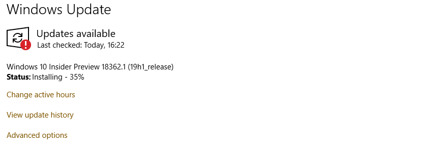 I can't update to the newest insider preview version 138362.1 52167617-990e-4535-a89e-2c534675f5c2?upload=true.png