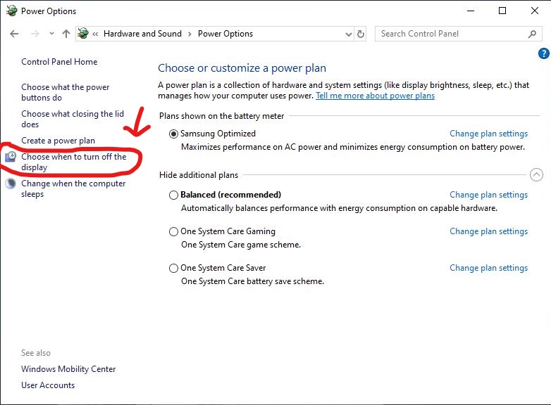 "Turn off display" function no longer work, laptop goes into sleep mode instead. 522cf39d-cdbc-445a-bc16-c06df7d84193?upload=true.jpg
