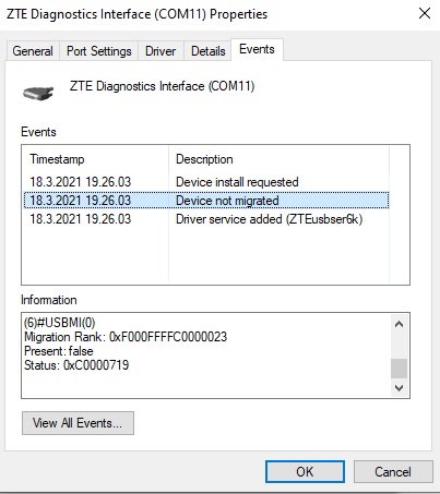 My modem stopped giving internet connection ethernet via USB-cable 524a876b-c474-4b3e-9bad-70a199cfa30d?upload=true.jpg