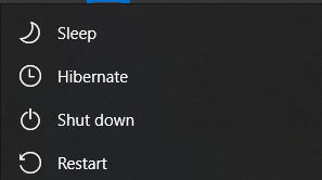 Strange shut down menu on start button with latest 1903 update 52aa336f-2d94-4ddd-b516-0c4ba7e498cb?upload=true.png