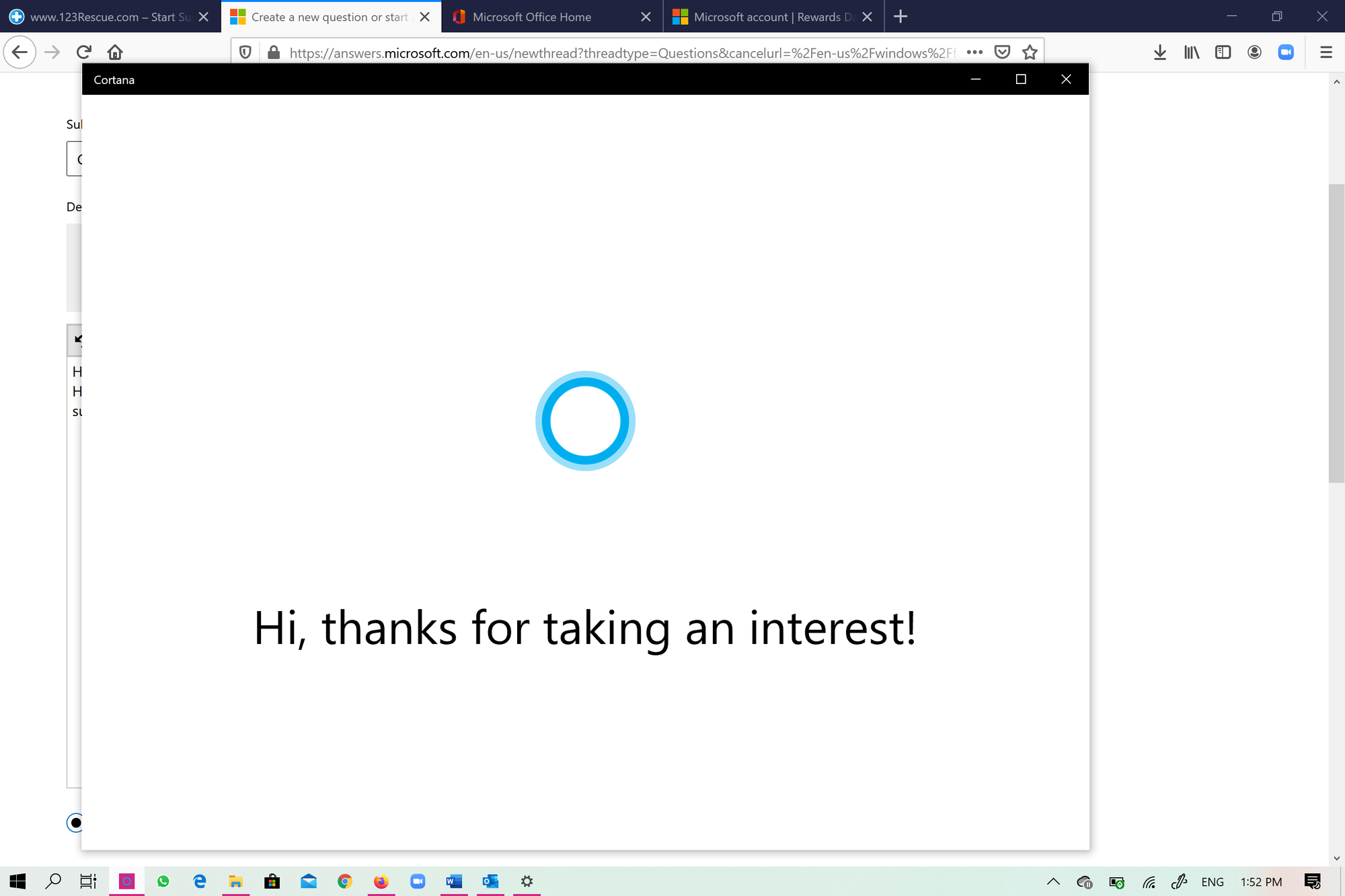 Cortana not working - Hi, thanks for taking an interest! 52f042fd-62b3-4ce8-ad13-d566e902b2a4?upload=true.png