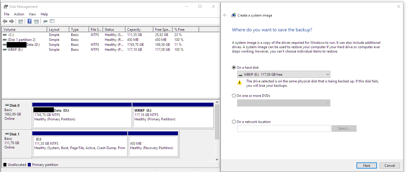 Drive not showing full capacity after installing image backup to new ssd drive. 532e7627-d41e-4ac3-9a58-87dfd7d76088?upload=true.png