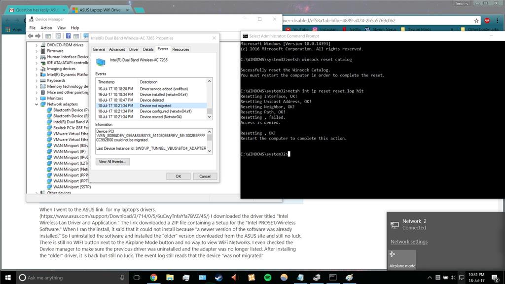 How do I reinstall Wifi drivers for an ASUS laptop? 5345594a-ee18-41ad-b8bd-0eeafb12ee3e.jpg