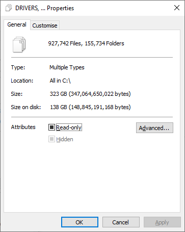 C: Drive SSD losing GB of space in hours - Malwarebytes won't install 53672c80-bac0-4aec-b91b-e015fcd27f5c?upload=true.png