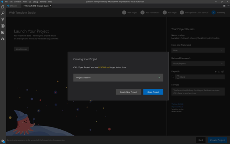 Announcing Microsoft Web Template Studio version 2.0 53d7e553cac885bd193be1f0dd7ceab5.png