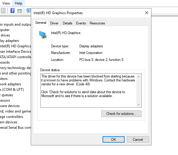 URGENT! - Code 48 blocked Intel HD Graphics Driver After Recent Update 53da7444-1904-4b05-a388-42abf9c22032?upload=true.png