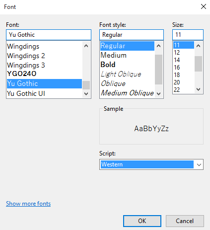 CTRL+Y, ALT+Y, SHIFT+Y only works once 54241d1485960920t-notepad-puts-y-instead-fontsettings.png