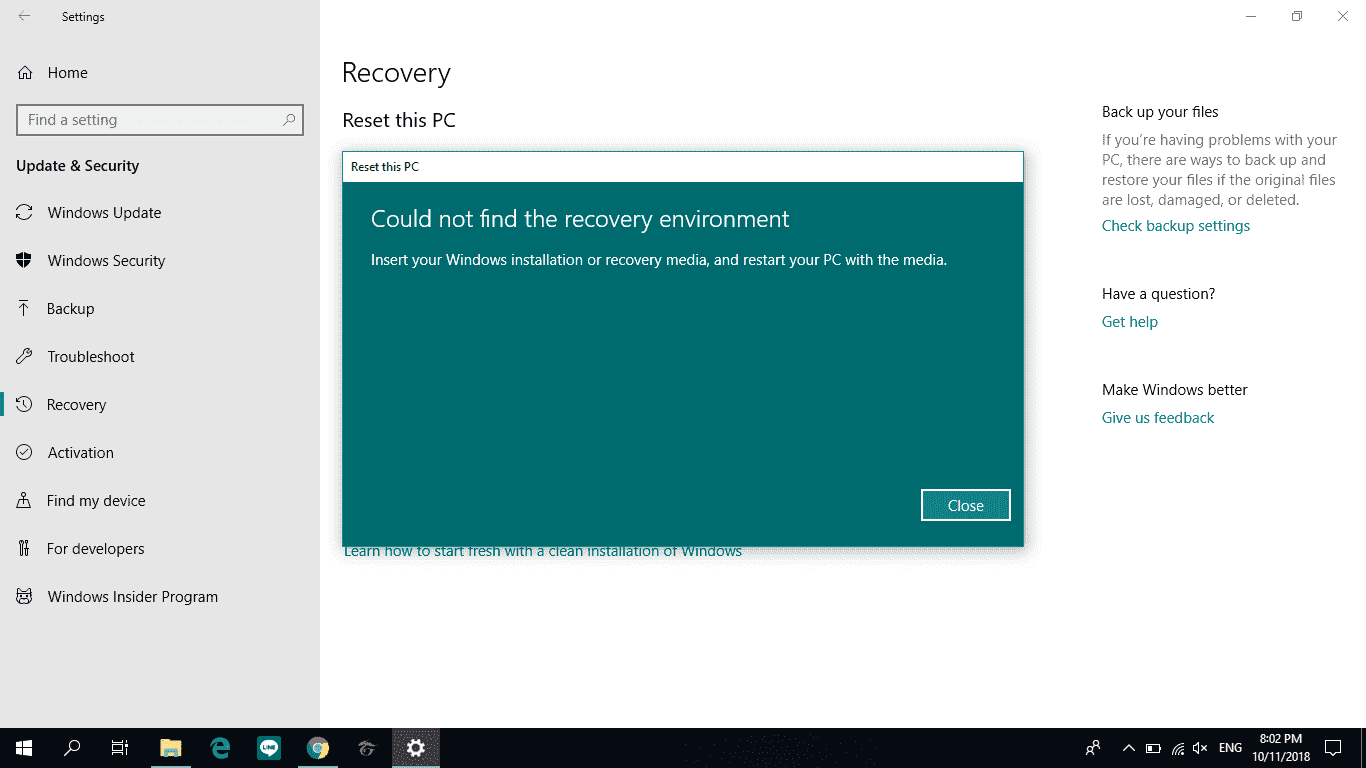 Could not Find the Recovery Environment 543148c5-584c-4853-a656-9d3107bcfafd?upload=true.png