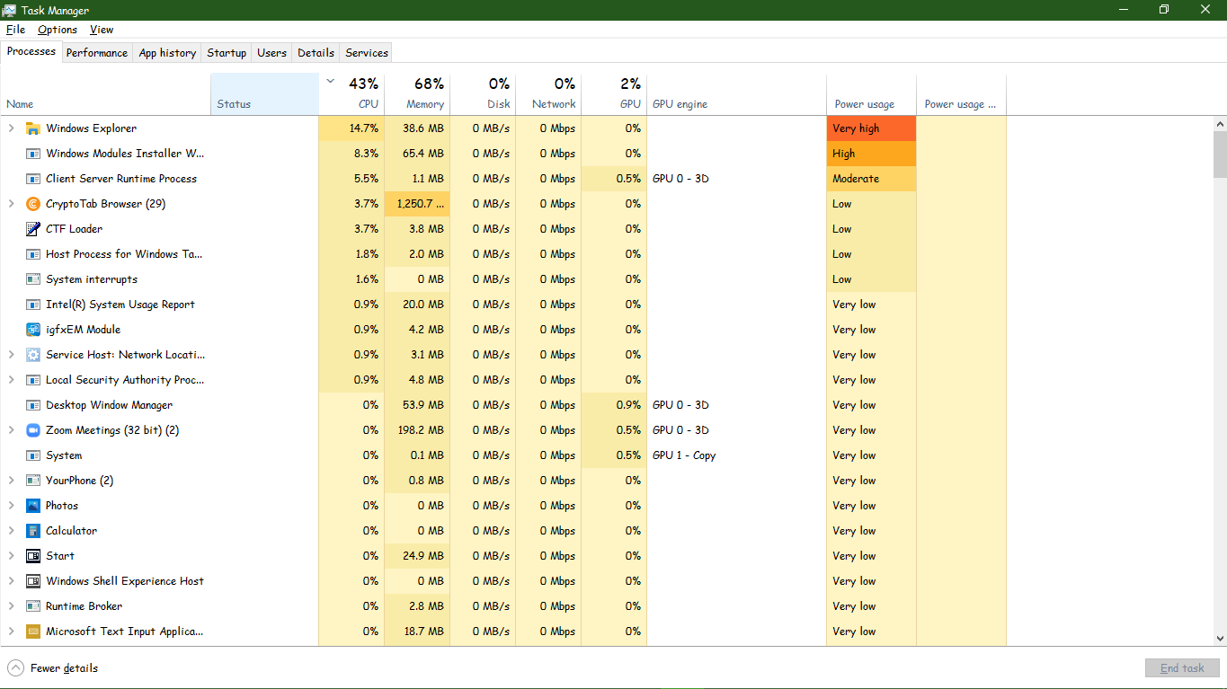 Ram and CPU usage is very high 546f7d6d-a6dc-44d5-8247-72fce9e95807?upload=true.png